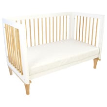 Riya Cot White and Beech